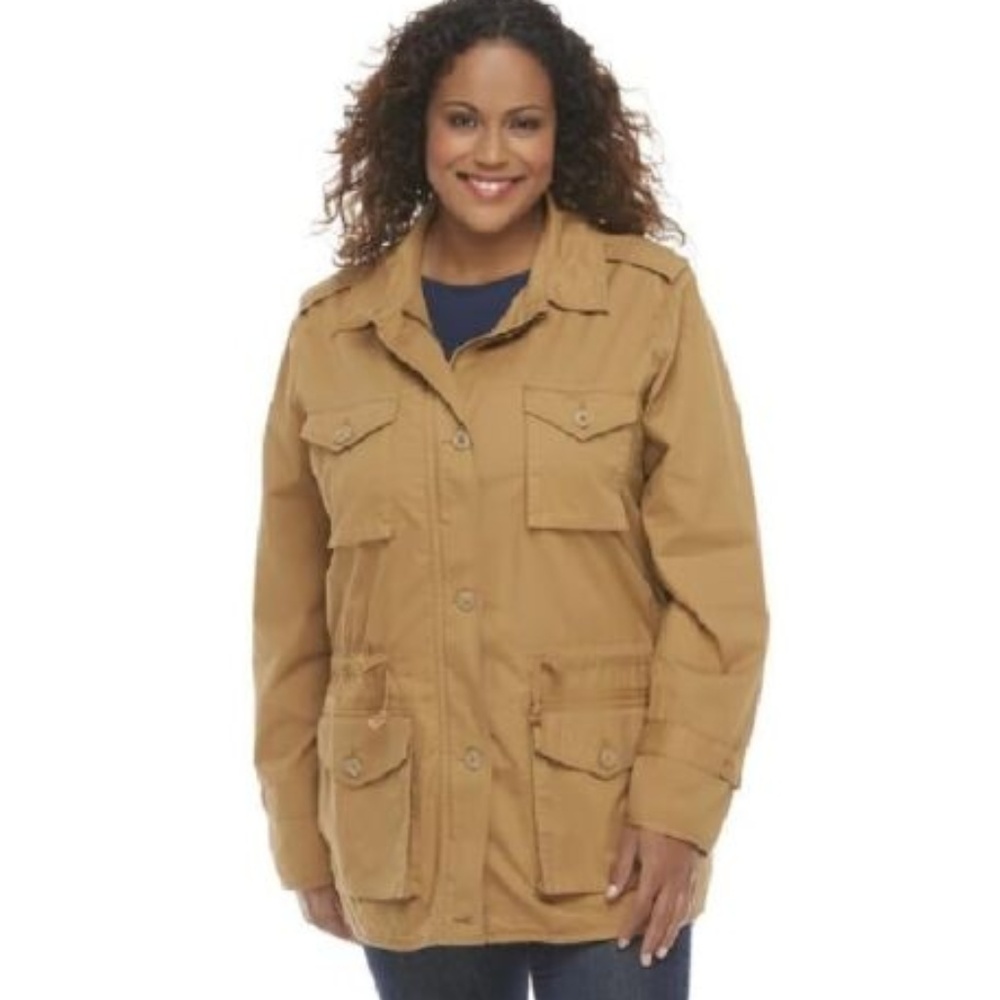 women's anorak jacket Laura Scott size L NEW